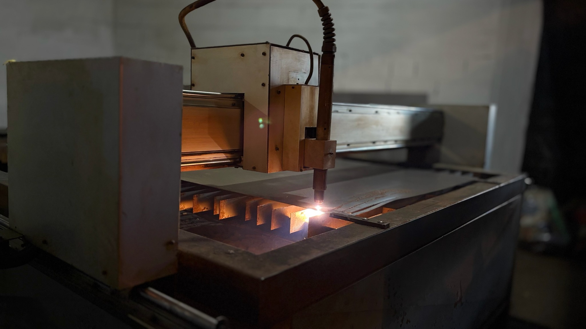 CNC en funcionamiento